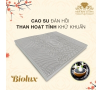 Nệm cao su than hoạt tính Kim Cương 5Zone Biolux