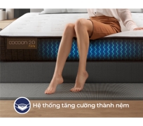 Nệm lò xo liên á COCOON 2.0 Firm ( lò xo túi )