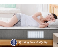 Nệm lò xo liên á COCOON Grey ( lò xo túi )