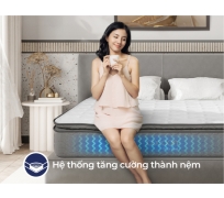 Nệm lò xo liên á cocoon Grey Luxe ( lò xo túi )