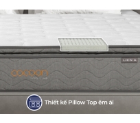 Nệm lò xo liên á cocoon Grey Luxe ( lò xo túi )