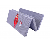 Nệm gấp 3 bông ép hàn việt hải khoan lỗ RUBY, vải xốp gấm hoặc vải 4D 