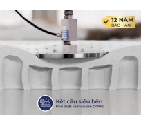 Nệm cao su thiên nhiên Liên Á L’ADome Grey