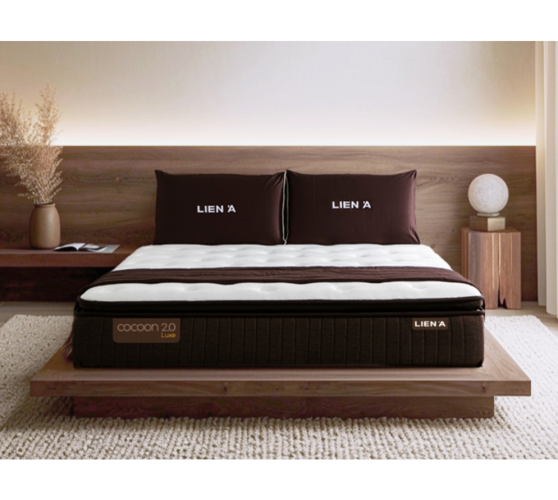 Nệm lò xo liên á COCOON 2.0 Luxe ( lò xo túi )