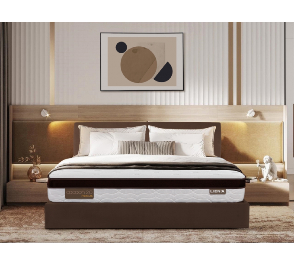 Nệm lò xo liên á COCOON 2.0 Premium ( lò xo túi )