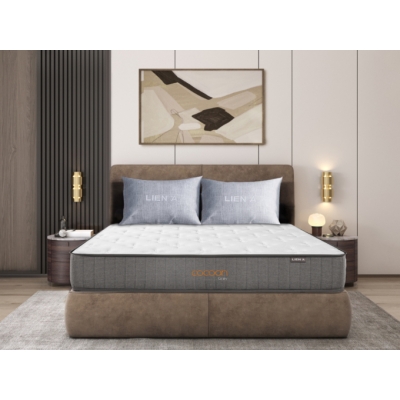 Nệm lò xo liên á COCOON Grey ( lò xo túi )