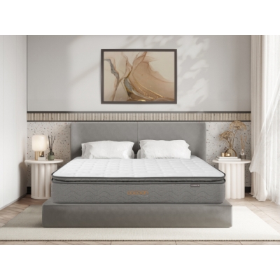 Nệm lò xo liên á cocoon Grey Luxe ( lò xo túi )