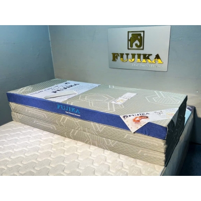 Nệm Foam Hoạt Tính Fujika Xếp 3 Vải Gấm